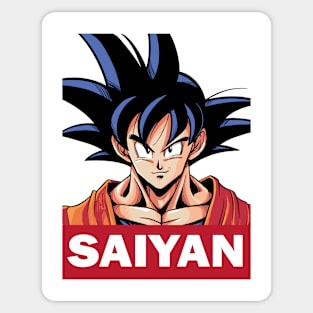 Goku Saiyan Sticker